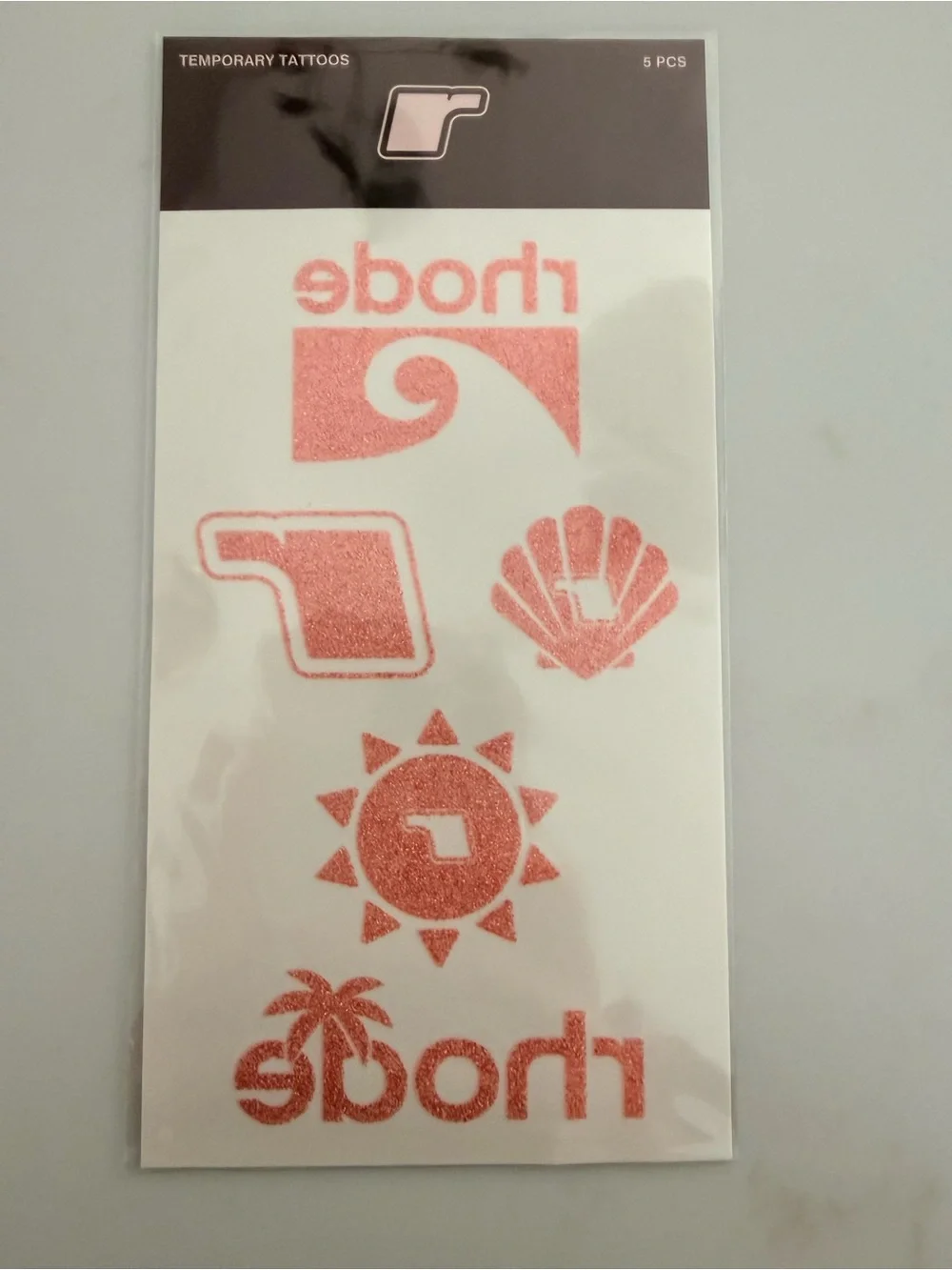 RHODE Limited Release Padded Cosmetic Pouch + Summer ’26 Sticker Tattoo Bundle